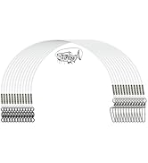 Fishing Fluorocarbon Leader with Crane Swivel and Snaps - Heavy Duty 20-80lb Fluorocarbon Leader ...