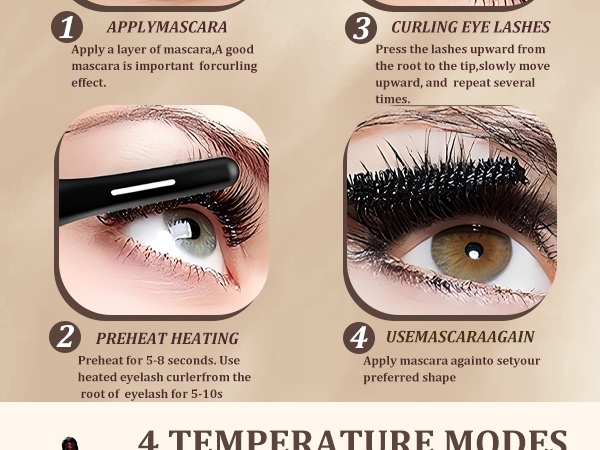 eyelash curler heated