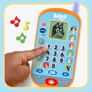 Phone with music notes indicating background music.