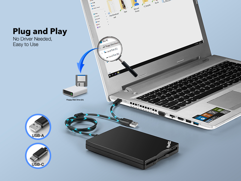 usb floppy drive 3.5-inch external
