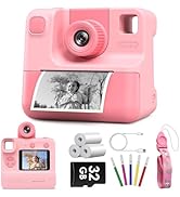 LETSHAHA Kids Camera Instant Print, Christmas Birthday Gifts for Toddle Girls Boys Age 3-12, 24MP...