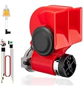 Train Horns for Truck, BANHAO Air Horn for Motorcycle, Train Sound Car Horn Kit 12V Super Loud Ho...