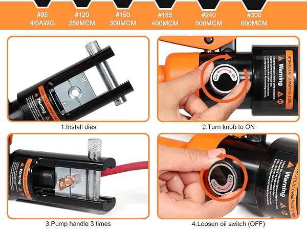 hydraulic crimping tool