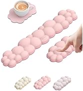 Vaydeer Cloud Keyboard Wrist Rest Set – Ergonomic Memory Foam Wrist Pad for Computer, Laptop & Ga...