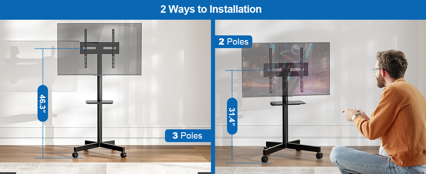 rolling outdoor tv stand