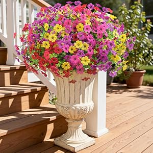 artificial flowers for outdoors