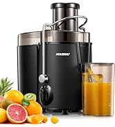 Juicer Machines, HOUSNAT Juicer Whole Fruit and Vegetables with 3-Speed Setting, Upgraded Version...