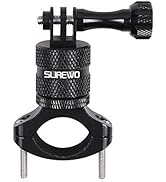 SUREWO Bike Mount for GoPro Hero 10/9/8/7/6/5 Black,GoPro Max,Camera Aluminum Bicycle Motorcycle ...