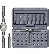 LOFICOPER Ratchet Screwdriver Set, 42 in 1 Magnetic Screwdriver Set with Disassemble Ratchet Hand...