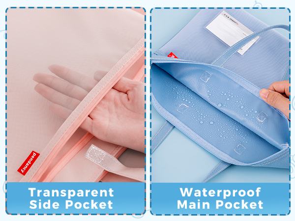 A3 A4 Size Mesh Zipper Pouch