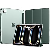 MoKo for iPad Pro 13 Inch Case (M5/M4) 2025/2024 with Pencil Holder, Slim Light Trifold Smart Cov...