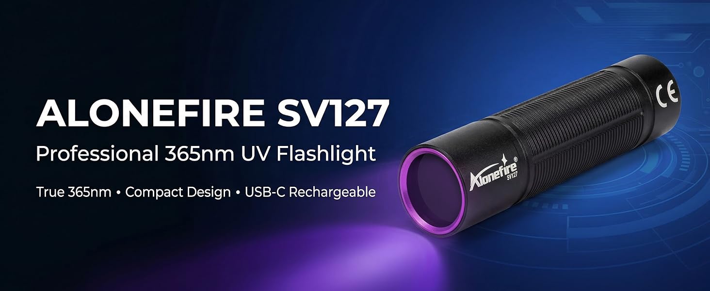 MINI 365NM uv flashlight