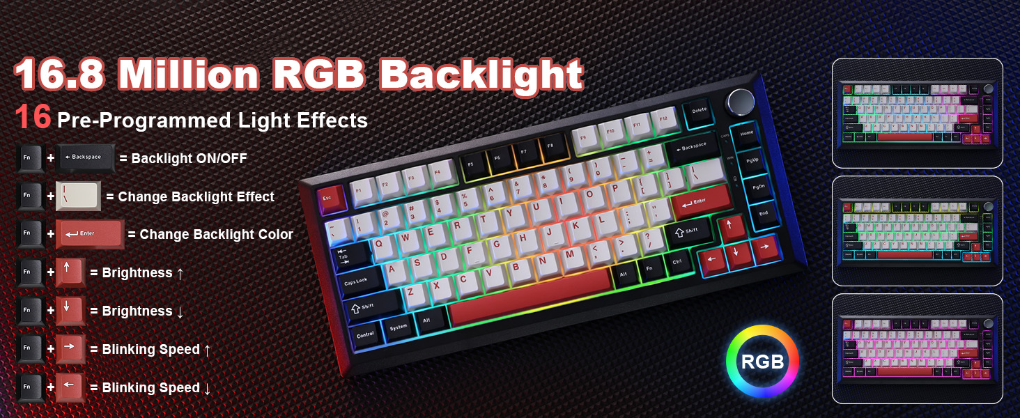 Y75 Wireless Mechanical Keyboard