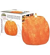 Himalayan Glow Hand Carved Himalayan Salt Candle Holders, Home Decor Item great as a Night light