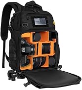TORIBIO Camera Backpack for DSLR/SLR/Mirrorless Photography Camera, Tactical Camera Bag Case Wate...