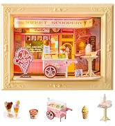 Rolife DIY Miniature House Kit Creative Frame 3D Wall-Mountable Dollhouse Mini Room Building Set ...