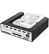 VSVABEFV Tool-Free USB 3.0 to 2.5" &amp; 3.5" SATA External Hard Disk Drive Lay-Flat Docking Station ...
