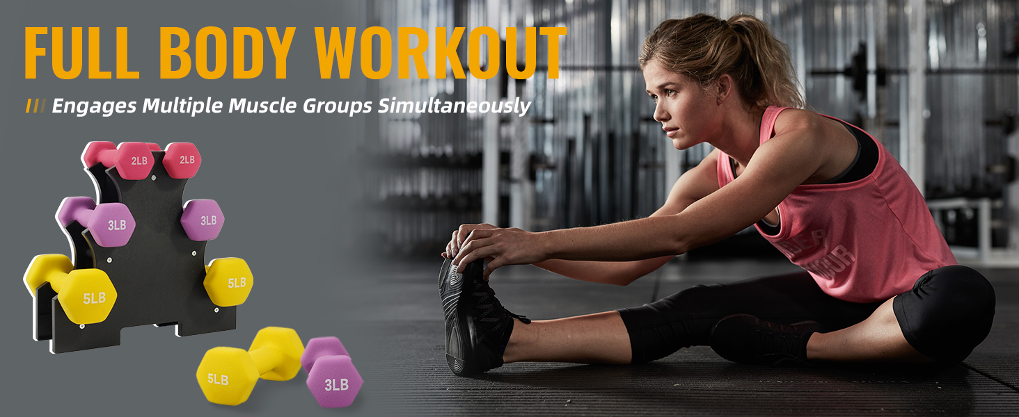 weights dumbbells set for women