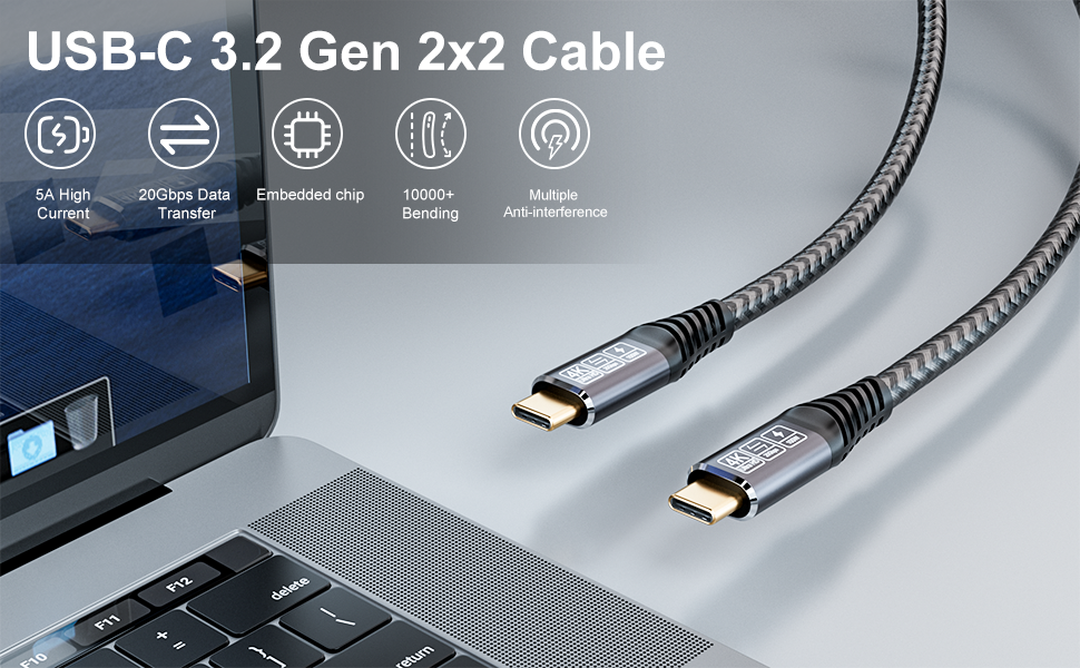 usb c to usb c 3.2 data cable;usb 3.2gen2 cable;xreal compatible usb c cable 3.2;usb c 3.2 cable 