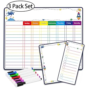 weekly chore board &amp;amp;amp; memu board &amp;amp;amp; to-do list board for adults