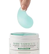 Mario Badescu Hydrogel Under Eye Patches (30 Pairs) – Hydrating Eye Masks for Puffy Eyes, Dark Ci...