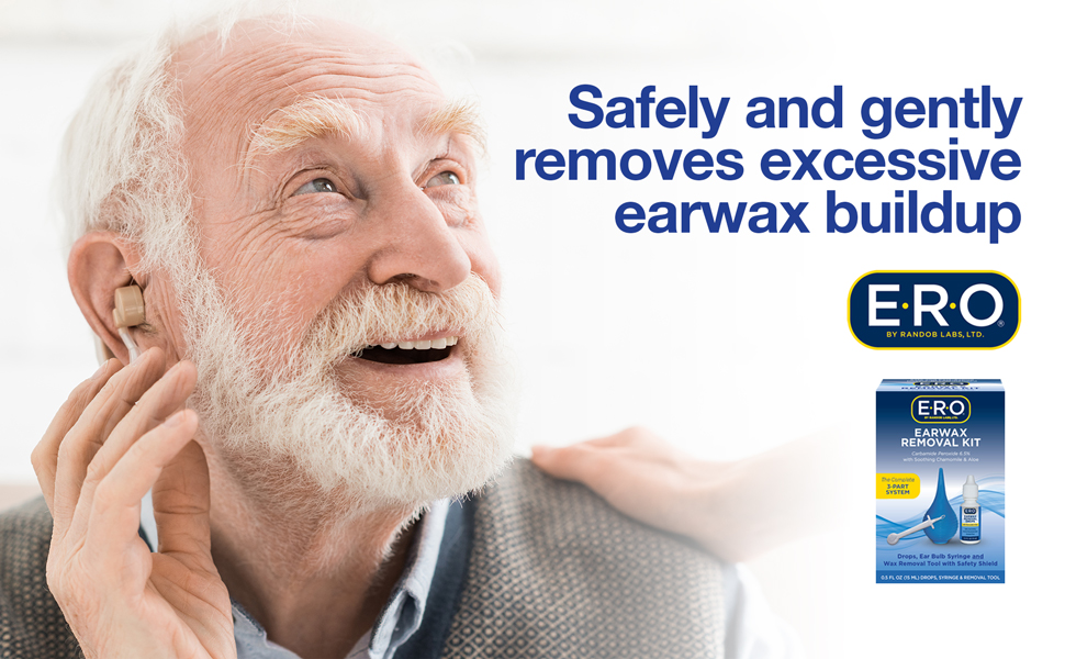 ERO E-R-O Earwax Removal Kit for hearing aids