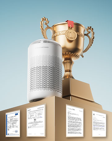 air purifier with essential oil diffuser