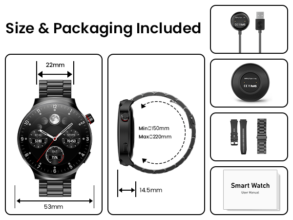 Size &amp;amp; Packaging included