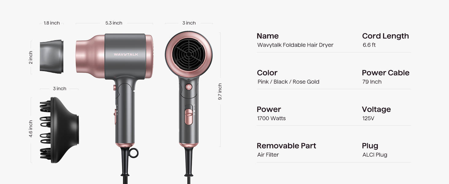 wavytalk hair dryer