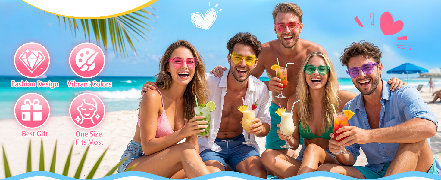 heart sunglasses for women