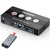 USB 3.0 Switch, USB Switch 4 Computers Sharing 4 USB Peripherals, USB Switch Selector Support But...