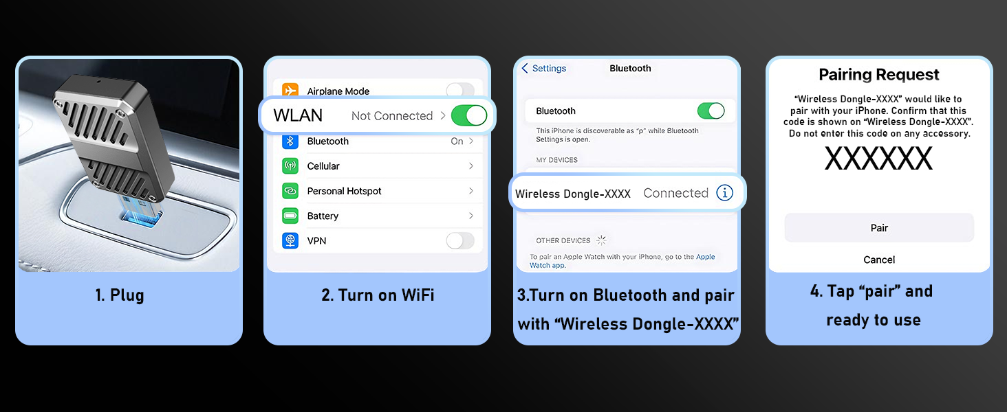 wireless car play adapter