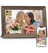 Frameo 10.1" Digital Picture Frame, Smart WiFi Digital Photo Frame with 1280x800 HD IPS Touch Scr...