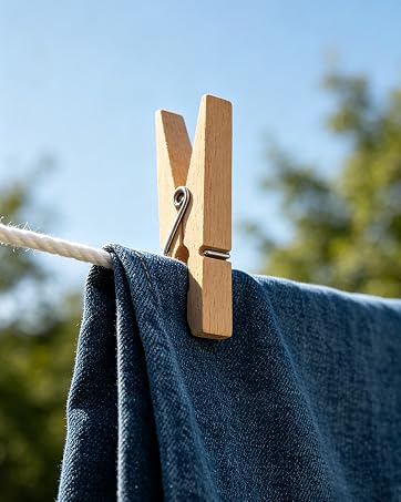 Wooden clothespins