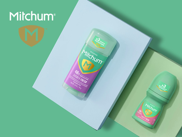 Mitchum Womens Deodorant in Shower Fresh and Powder Fresh