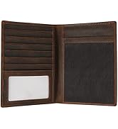 Jack&amp;Chris Leather Passport Holder RFID Blocking Passport Travel Wallet Cover Case for Men Women ...