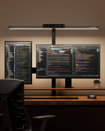 Honeywell HJ1BK Eye-Caring 1200LM LED Architect Desk Lamp for Home Office