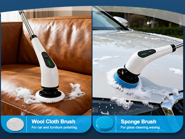 electric brush for cleaning car