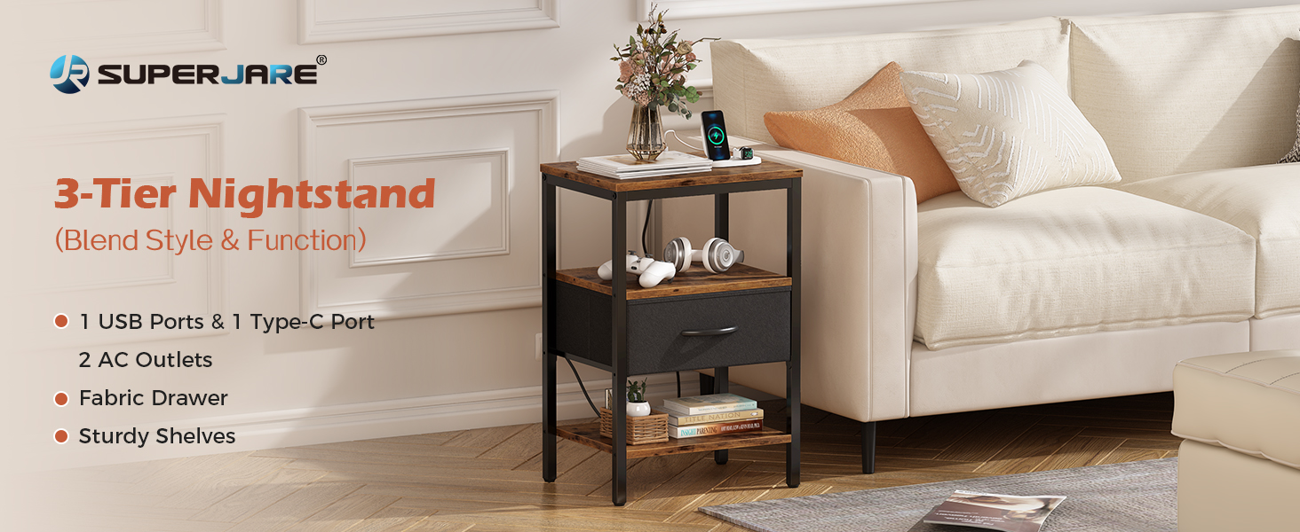 nightstand bedroom storage end table wood nightstand dresser for bedroom side bed table bedroom