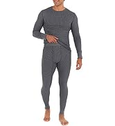 Fruit of the Loom Men's Recycled Waffle Thermal Underwear Set (Top and Bottom)