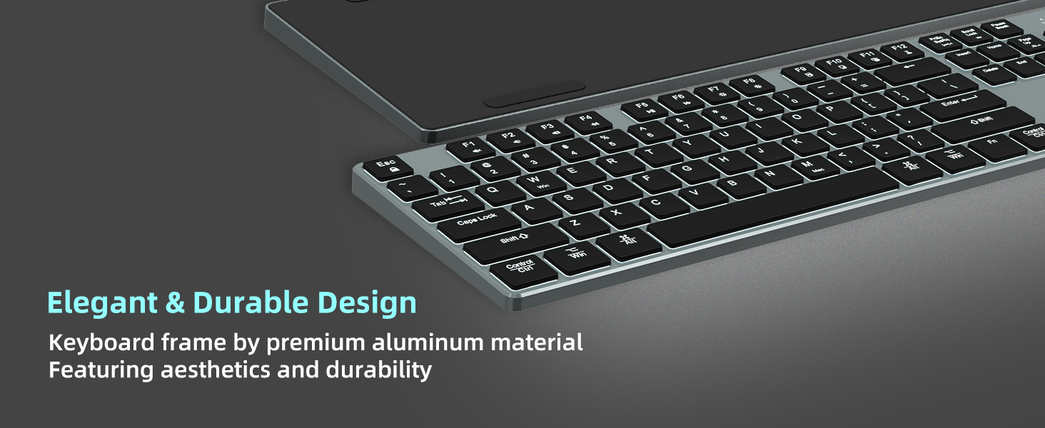 aluminum material keyboard