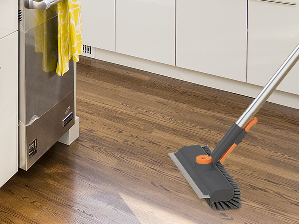 2 in 1 floor scrub brush