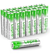 Lepro AAA Batteries 24 Pack, Triple A Batteries with Ultra Long-Lasting Power – High Performance,...