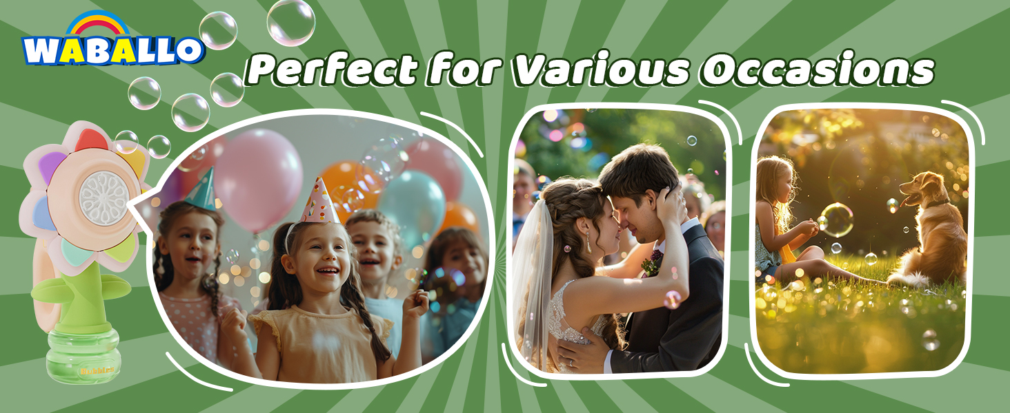 rechargeable bubble machine