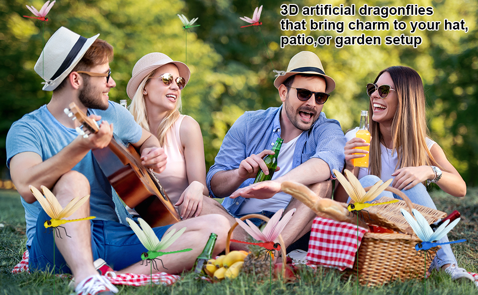 dragon fly clips for bugs repellent