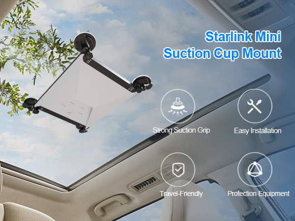 Starlink Mini Suction Cup Mount