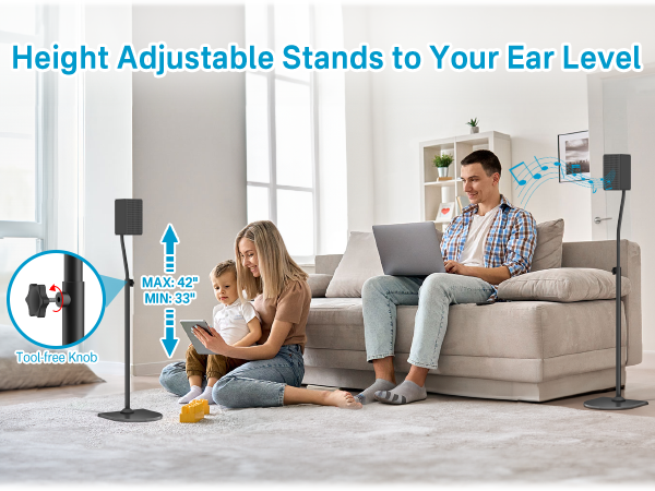 Speaker Stands Pair for Vizio Speaker