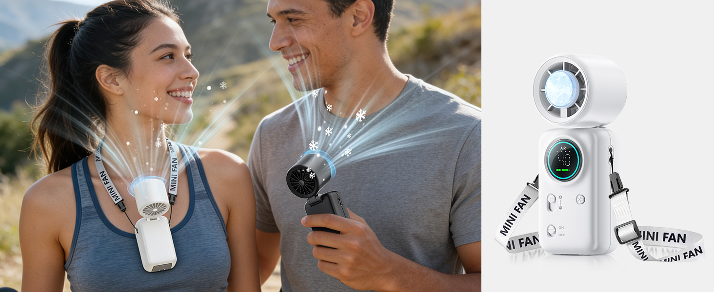 deliver cold air when sweating during exercise, or enduring the sweltering heat at outdoor events