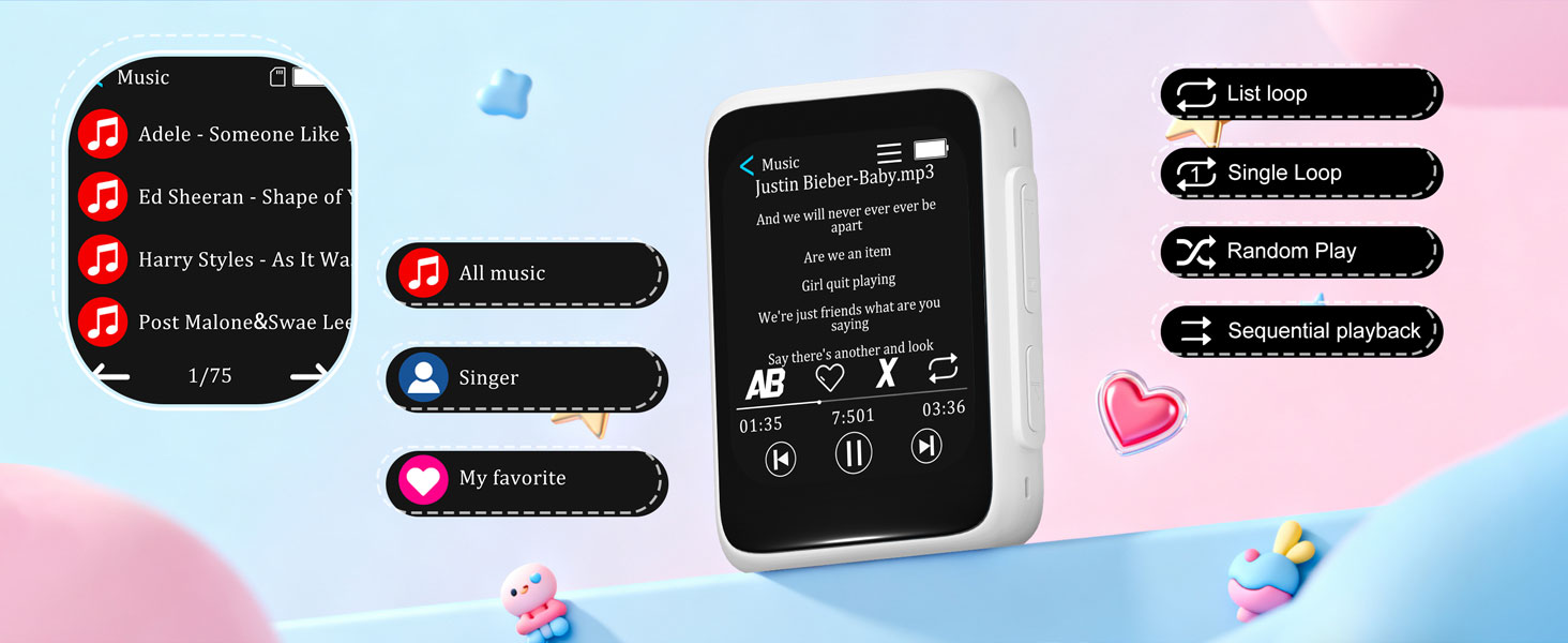 mp3 player with speaker, mp3 player with speaker built in, mp3 speaker