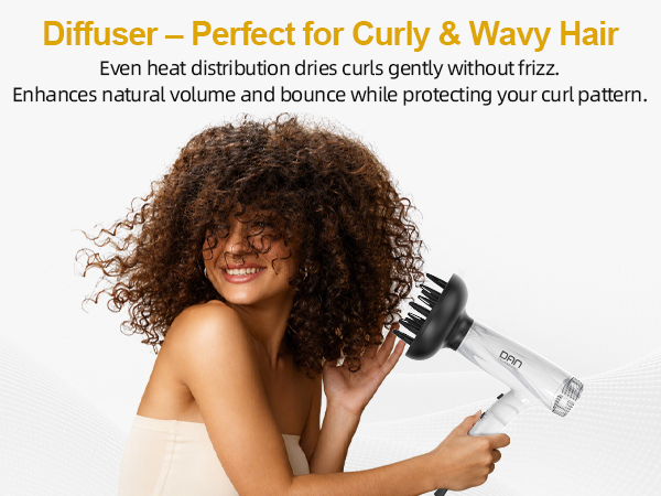 diffuser attachment for hair dryer